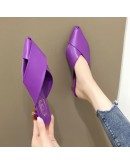  women pointed toe red pu leather high heel shoes for summer lady party & night club black pumps zapatos dama a6289