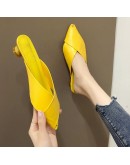  women pointed toe red pu leather high heel shoes for summer lady party & night club black pumps zapatos dama a6289