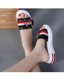  Women Slippers Flats Shoes Woman Comfortable Female  Sandals Ladies  Home Platform Slides Flip Flops Summer 40