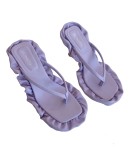 Summer Flip Flops Women Beach Sandals Casual Flats Shoes Home Light Slippers  Fad Slingback Slides Dress Female Zapatos