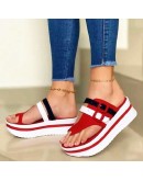 Women's Slippers Women Shoes  Wedge Platform Sandals Ladies Summer Clip Toe Casual Flip Flops Women Light Comfort Slides