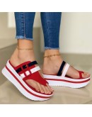 Women's Slippers Women Shoes  Wedge Platform Sandals Ladies Summer Clip Toe Casual Flip Flops Women Light Comfort Slides