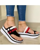 Women's Slippers Women Shoes  Wedge Platform Sandals Ladies Summer Clip Toe Casual Flip Flops Women Light Comfort Slides