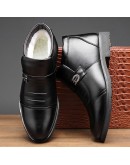  Genuine Leather Shoes Men Winter Boots Warm Plush for Cold Winter Mens Ankle Boots Cow Leather Male Footwear Black 899