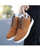   Male footwear antumn winter  Casual Shoes for Men adults comfortable senior suede black male sneakers