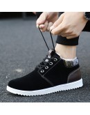   Male footwear antumn winter  Casual Shoes for Men adults comfortable senior suede black male sneakers