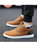   Male footwear antumn winter  Casual Shoes for Men adults comfortable senior suede black male sneakers