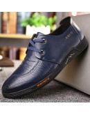  Men's Business Dress Shoes Genuine Leather England  Casual Oxfords Shoes Classic Men Leather Dress Shoes Loafers