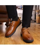  Men's Business Dress Shoes Genuine Leather England  Casual Oxfords Shoes Classic Men Leather Dress Shoes Loafers