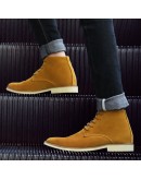 Men Boots  Comfortable spring Autumn Lace-up Casual Ankle Rubber Boots male Shoes hombre Sapatilha Black Blue Yellow 745