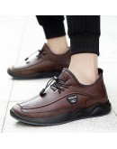 Plush Warm Men Casual Shoes Winter Snow Boot Pu Waterproof Cook Shoes Tracking Men Outdoor Soft Bottom Walking Sneakers Strong89