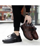 Plush Warm Men Casual Shoes Winter Snow Boot Pu Waterproof Cook Shoes Tracking Men Outdoor Soft Bottom Walking Sneakers Strong89