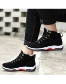 Men Boots Non-slip Snow Boots Men Ankle Boots  Men Fur Boots Winter Keep Warm man sneakers Work Shoes tyh6