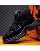 Men Boots Trend Lace Up Military Boots Male Casual Non-slip Comfort Wear-resistant Ankle Boots Outdoor Hiking Shoes 2023