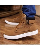 Men's vulcanized shoes Lace-Up Men Canvas Shoes Man Buckle Ankle Boots Winter  Shoes Flats Footwear free shipping 99