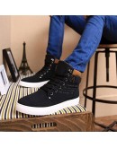 Men's vulcanized shoes Lace-Up Men Canvas Shoes Man Buckle Ankle Boots Winter  Shoes Flats Footwear free shipping 99