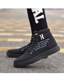 Men's vulcanized shoes Lace-Up Men Canvas Shoes Man Buckle Ankle Boots Winter  Shoes Flats Footwear free shipping 99