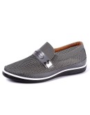 Summer Mesh Shoes Men Slip-On Flat Sapatos Hollow Out Comfortable Father Shoes Man Casual Moccasins Basic Espadrille 2023