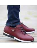  Loafers Walking Footwear Tenis Feminino Outdoor Breathable Sneakers Men's PU Leather Business Casual Shoes for Male fgb