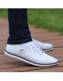  Loafers Walking Footwear Tenis Feminino Outdoor Breathable Sneakers Men's PU Leather Business Casual Shoes for Male fgb