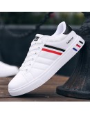 Men shoes outdoor Canvas Driving Shoes Men White Vulcanized Lazy Canvas Shoes Mens Designer Sneakers  Men Lace-Up kj6