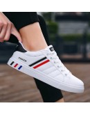 Men shoes outdoor Canvas Driving Shoes Men White Vulcanized Lazy Canvas Shoes Mens Designer Sneakers  Men Lace-Up kj6