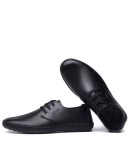  Men  flats super soft leather Shoes Men's Casual Shoes male Formal Office Business Oxfords shoes loafersmko