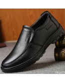 Handmade Shoes Genuine Leather Casual Shoes For Men Flat Platform Walking Shoes Outdoor Footwear Loafers Breathable Sneakers