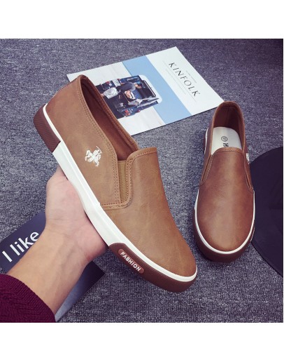   Genuine Leather Casual Shoes Men Comfortable Mens Loafers  Flats Sneakers Men Slip on Lazy Driving Men Shoes