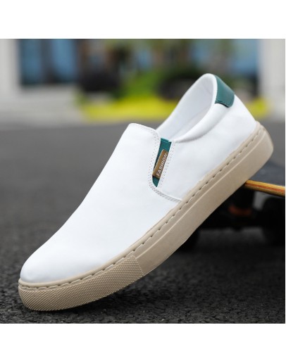 Shoes Men's Casual Canvas Summer Slip on Loafers For Men Flats Breathable Driving Shoes Male Cloth Walking Sneakers Board Shoe