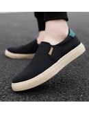 Shoes Men's Casual Canvas Summer Slip on Loafers For Men Flats Breathable Driving Shoes Male Cloth Walking Sneakers Board Shoe