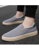 Shoes Men's Casual Canvas Summer Slip on Loafers For Men Flats Breathable Driving Shoes Male Cloth Walking Sneakers Board Shoe