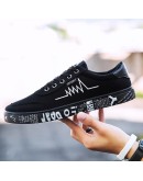  Spring Summer Canvas Shoes Men Sneakers Low top Black Shoes Men's Casual Shoes Male   shoesujm9