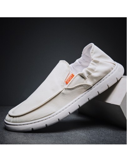 Canvas Shoes Men Casual Shoes Breathable Light Man Footwear Autumn Spring Slip on Loafers Plus Size 47 48 zapatillas hombre