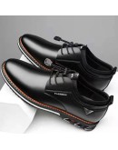 Men  High  Oxford Shoes Business Spring Autumn Breathable with holes Men's Formal business trend Shoes89h