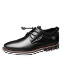 Men  High  Oxford Shoes Business Spring Autumn Breathable with holes Men's Formal business trend Shoes89h