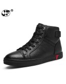 Genuine Leather Men Waterproof Boots Men Casual Shoes  Ankle Boots For Men High Top Winter Men Boots Size 663