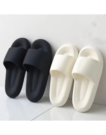 Men  Printing Outdoor Non-Slip Rubber Slippers EVA Indoor Soft Sole Couple Graffiti Sandals Male Beach Shoe