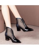 miaoguan  Women High Heels Summer Pointed Pumps Sandals Sexy High Heels Female Summer Shoes Breathable Female Pumps Mujer