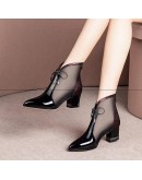 miaoguan  Women High Heels Summer Pointed Pumps Sandals Sexy High Heels Female Summer Shoes Breathable Female Pumps Mujer