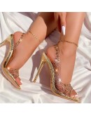 Women Sandals High Heels Sandals Summer Shoes For Women Sexy Stripper Shoes Plastic Sandals Summer Footwear Women Heels Shoes