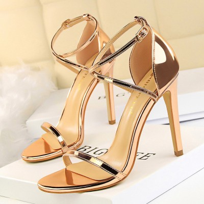  Buckle Strap High Heels2023 Women Heels Sandals Stiletto 11cm Sexy Heels Party Shoes Women Pumps Ladies Shoes Spring