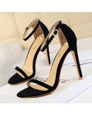 Shoes Super High Heels Suede Women Heels Open Toe Woman Pumps Sexy Party Shoes Stiletto Heels  Summer Ladies Sandals 