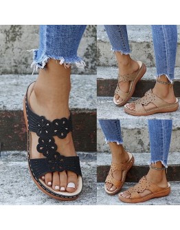 Women Slippers  Trend Wedges Shoes Summer Open Toe Flat Platform Sandals Ladies Casual Beach Flip Flops Shoes Female Slipper