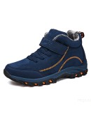 Waterproof Winter Men Boots Suede Warm Snow Women Boots Men Work Casual Shoes High Top High-top Non-slip Ankle Boots