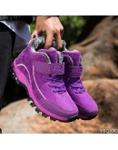 Waterproof Winter Men Boots Suede Warm Snow Women Boots Men Work Casual Shoes High Top High-top Non-slip Ankle Boots