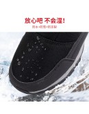 Winter Mens Hiking Boots Couple Snow Boots Plus Velvet Warm Side Zipper Outdoor Casual Short Boots Resistance Men Cotton Shoes