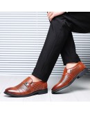  Summer Shoes Men Genuine Leather Sandals High  British  Footwear Men's Sandals 779