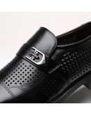  Summer Shoes Men Genuine Leather Sandals High  British  Footwear Men's Sandals 779