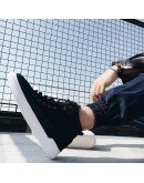 Arrival  High  High Top Men Canvas Shoes Flats Casual Sneakers Men Lace-up Casual Shoes Zapatos Hombre 896